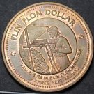 Flin Flon Manitoba Canada Trade 50th Anniversary Token Dollar 1983~UNC~Free Ship