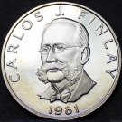 Panama 5 Centesimos, 1981 Rare Proof~Only 1,973 Minted~Carlos Finlay~Free Ship