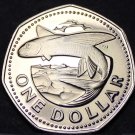 Barbados 1976 Dollar Rare Proof~12,000 Minted~Flying Fish~10th Anniversary~Fr/Sh