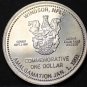 Grand Falls/Windsor Newfoundland Canada Amalgamation Trade Dollar 1991~Fr/Ship