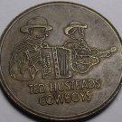 Wall Drug, Wall South Dakota Medallion~28.2mm~Ted Husteads Cowboys~Free Ship