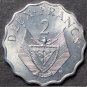 Gem Unc Roll (40) Rwanda 1970 FAO 2 Franc Coins~Duex~Scalloped~Free Shipping
