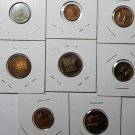 Lot Of 8 Toned South African Coins 1960-1970-1980's~Free Shipping