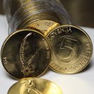 Gem Unc Roll (20) Slovenia 2000 5 Tolarjev Coins~Head & Horns Of A IBEX~Fr/Ship Gem Unc Roll (20) Slovenia 2000 5 Tolarjev Coins~Head & Horns Of A IBEX~Fr/Ship