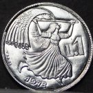 San Marino Lira, 1973 Gem Unc~Girl With National Flag~Free Shipping