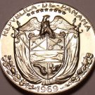 Panama 1/4 Balboa, 1969 RARE PROOF~Only 14,000 Minted~Free Shipping