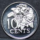 Trinidad & Tobago 10 Cents, 1978 Rare Proof~Hibiscus~4,825 Minted~Free Shipping Trinidad & Tobago 10 Cents, 1978 Rare Proof~Hibiscus~4,825 Minted~Free Shipping