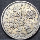Great Britain 1963 6 Pence Gem Unc~Great For Weddings & Getting Married~Fr/Ship Great Britain 1963 6 Pence Gem Unc~Great For Weddings & Getting Married~Fr/Ship
