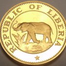 Liberia Cent, 1970 RARE Proof~Elephant Coin~3,464 Minted~Free Shipping