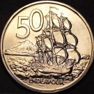 New Zealand 50 Cents, 1970 Proof-Like~Only 20,010 Minted~H.M.S. Endeavour~Fr/Shi New Zealand 50 Cents, 1970 Proof-Like~Only 20,010 Minted~H.M.S. Endeavour~Fr/Shi