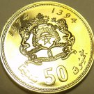 Rare Proof Morocco 1974 50 Santimat~20,000 Minted~Only Year Ever Made~Free Ship~