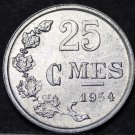 Luxembourg 25 Centimes, 1954 Gem Unc~1st Year Ever Minted~Free Shipping