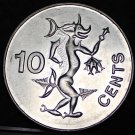 Solomon Islands 2010 10 Cents Unc~Sea Spirit of Ngoreru From Temotu Province~F/S Solomon Islands 2010 10 Cents Unc~Sea Spirit of Ngoreru From Temotu Province~F/S