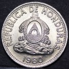 Honduras 10 Centavos, 1980 Gem Unc~Wreath With Beaded Border~Free Shipping