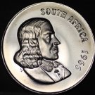 South Africa 1966 50 Cents RARE Proof~Only 25,000 Ever Minted~Flowers~Free Ship