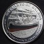 Panama 2016 1/4 Balboa Gem Unc~1st Traffic For The Panama Canal~Colored~Free Shi