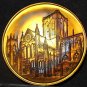 Proof Toned York Minster South Transit Restored 38.1mm Bronze Medallion~Fr/Ship
