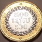 Gem Unc Roll (20) Cambodia 1994 500 Riels Coins~Bi-Metal~Royal Emblem~Free Ship