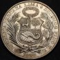 Peru Sol, 1893-TF Gem Unc Silver~Rare~Free Shipping