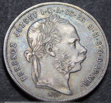 Hungary Forint, 1879 Silver~Fantastic~Free Shipping