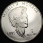 Marshall Islands 1995 5 Dollars Gem Unc~Marilyn Monroe~Free Shipping