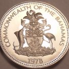 Bahamas 5 Cents, 1978 Rare Proof~Pineapple~6,931 Minted~Free Shipping