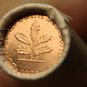 Gem Unc Original Roll (50) Germany 1981-J 1 Pfennig Coins~Minted In Hamburg~Fr/S