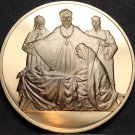 Solid Bronze Proof Franklin Mint Medallion~We Three Kings~Free Shipping