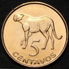 Mozambique 5 Centavos, 2006 Gem Unc~Cheetah~Big Cat~Only Year~Free Shipping