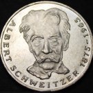 Germany 5 Mark, 1975- Unc Silver~100 Anniv Birth Of Albert Schweitzer~Free Ship Germany 5 Mark, 1975- Unc Silver~100 Anniv Birth Of Albert Schweitzer~Free Ship