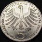 Germany 5 Mark, 1975- Unc Silver~100 Anniv Birth Of Albert Schweitzer~Free Ship