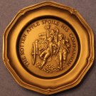 Franklin Mint~The Rotten Apple Spoils His Companion~Solid Pewter Mini Plate~Fr/S