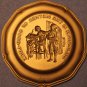 Franklin Mint~Diligence is The Mother Of Good-Luck~Solid Pewter Mini Plate~Fr/Sh