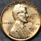 Gem Unc 1961-D Lincoln Memorial GIRL SCOUTS Penny~Free Shipping