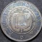 Guatemala 50 Centavos, 1870-R Gem Unc Silver~RARE~140k Minted~Free Shipping