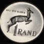 South Africa Rand, 1968 Silver Proof~RARE~25,000 Minted~Springbok~Free Shipping