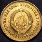 Yugoslavia 20 Dinara, 1955 Gem Unc~Machine Man~Free Shipping