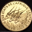 Central African States 5 Francs, 2003 Gem Unc~3 Giant Eland~Free Shipping