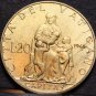Vatican City 20 Lire, 1965 Gem Unc~Caritas Flanked By Children~90,000 Minted~F/S