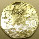 Great Britain 50 Pence, 1994 Proof~50th Anniversary Of Normandy Invasion~Fr/Shi