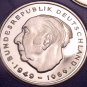 Germany 2 Marks, 1984-J Proof~Theodor Heuss~64,000 Minted In Hamburg~Free Ship