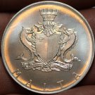Malta 2 Pounds, 1972 Gem Unc Silver~RARE~53,000 Minted~Fort San Angelo~Fr/Ship