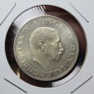 Denmark 2 Kroner, 1937 Silver Gem Unc~25th Anniversary Of Reign~RARE~Free Ship