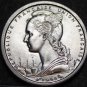 Madagascar Franc, 1958 Gem Unc~Conjoined Ox Heads~Free Shipping
