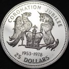 British Virgin Islands $25, 1978 Silver Proof~8,438 Mnted~Coronation Jubilee~F/S British Virgin Islands $25, 1978 Silver Proof~8,438 Mnted~Coronation Jubilee~F/S