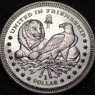 British Virgin Islands Dollar, 2007 Gem Unc~British Lion & American Eagle~Fr/Shi