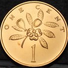Jamaica Cent, 1972 Gem MATTE Unc~RARE~Ackee Fruit~Only 7,982 Minted~Free Ship