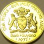Guyana 5 Cents, 1977 Rare Proof~Only 7,215 Minted~Jaguar~Free Shipping
