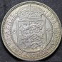 Denmark 2 Kroner, 1923 HCN GJ Silver Gem Unc~Silver Wedding Anniversary~RARE~F/S