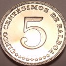 Panama 5 Centesimos, 1969 Rare Proof~14,000 Minted~Free Shipping